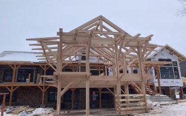 Post & beam cabin